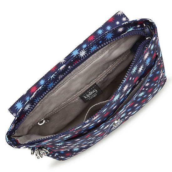 Kipling Dannie Printed Small Sırt Çantaları Mavi | TR 1668ZU